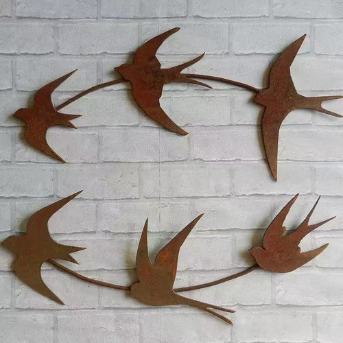 Set rusty birds flying - 2,