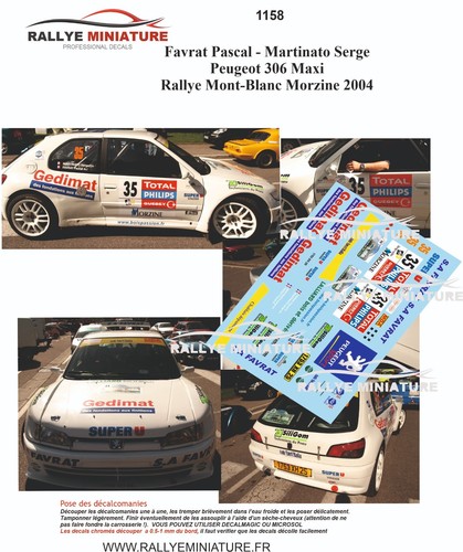 Decals ref 1158 peugeot - decals,