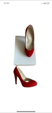 Karen Millen Shoes Red Suede