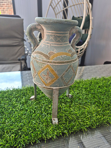 Grey gold ceramic - gold, amphora