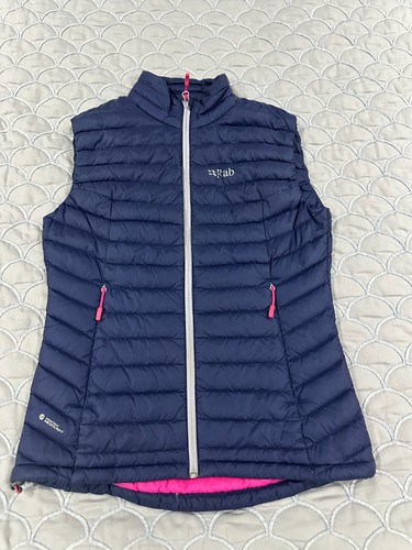 Rab microlight vest navy pink - rab,