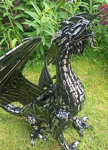 Mystical dragon garden - mystical,