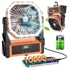 Portable Camping Fan 10000mAh