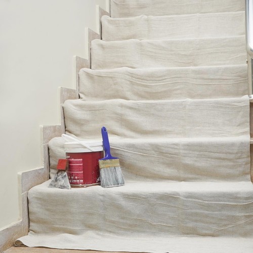 Staircase cotton dust sheets - staircase,
