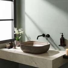 Vintage Bathroom Wood Grain