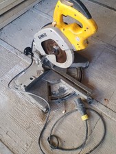 USED DeWalt Chop Saw - 110v DIY building fire wood chopping ower tool 