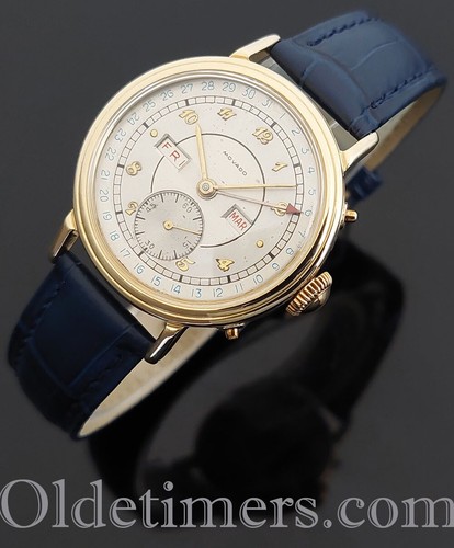 1940s 14ct gold vintage - , movado
