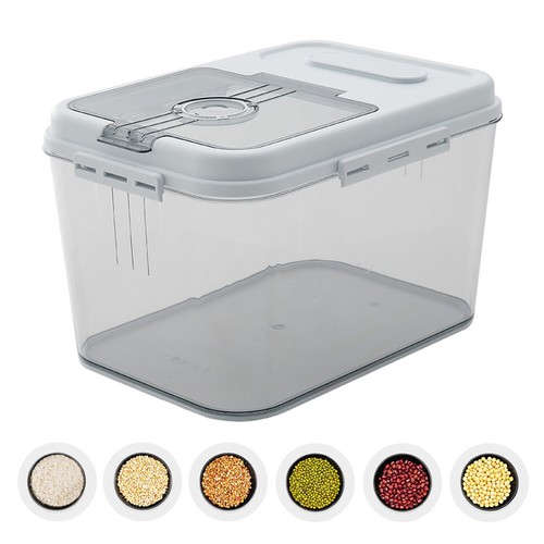 Clear kitchen rice storage - clear,
