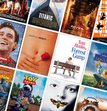 90s CLASSIC MOVIE POSTERS - A4