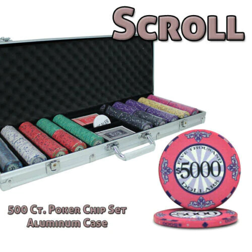New 500 scroll ceramic - ceramic, poker