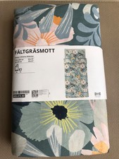 Ikea Faltgrasmott Multicoloured Floral Single Duvet Cover Set 150x200cm NEW