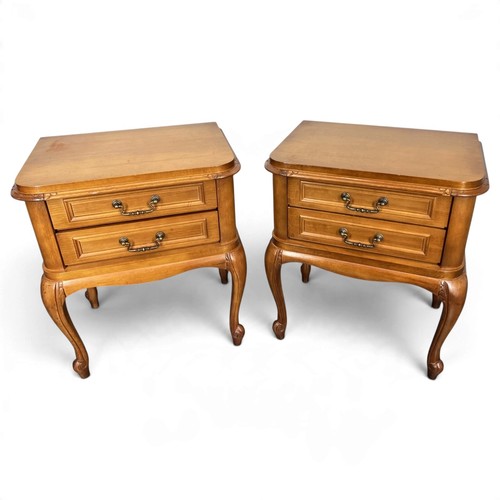 Pair bedside tables vintage - bedside,