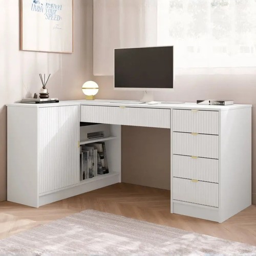 Tireno elegant corner desk - tireno,