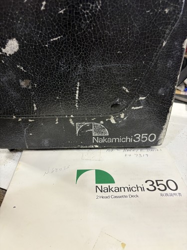 Nakamichi 350 cassette deck - nakamichi,