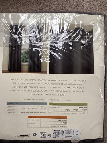 Marks spencer curtains - spencer, dark