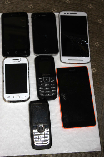 Vintage mobile phones job lot - job,