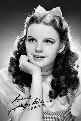 Judy garland signed - judy, autograph