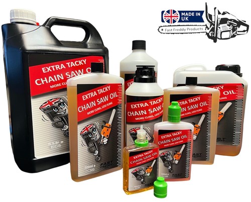 Chainsaw chain oil guide - oil, bar