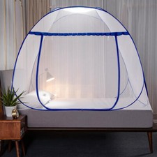 Portable Pop Up Foldable Mosquito Net Yurt Tent Bed Netting Cover Home Tent UK