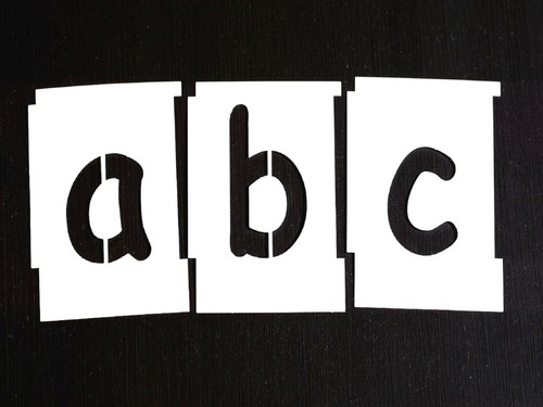 Alphabet letter stencil set - letter,