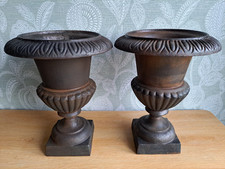 Pair Vintage French Cast Iron