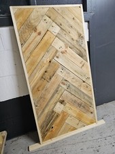 Rustic Herringbone Tabletops |