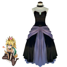 Bowsette Princess Bowser Peach Teresa Boos Cosplay Costume 