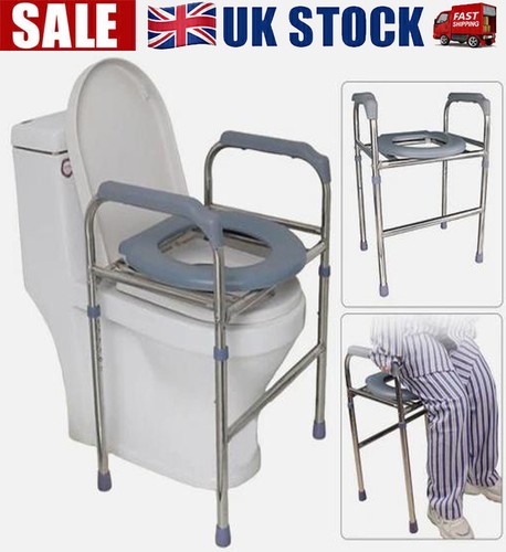 Raised toilet seat frame with - seat,