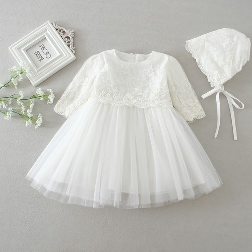 Sale baptism dress floral - baptism,