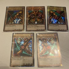 Yu-Gi-Oh Exodia Complete Set 5 Pieces, TN23/MP24, Quarter Century Rare