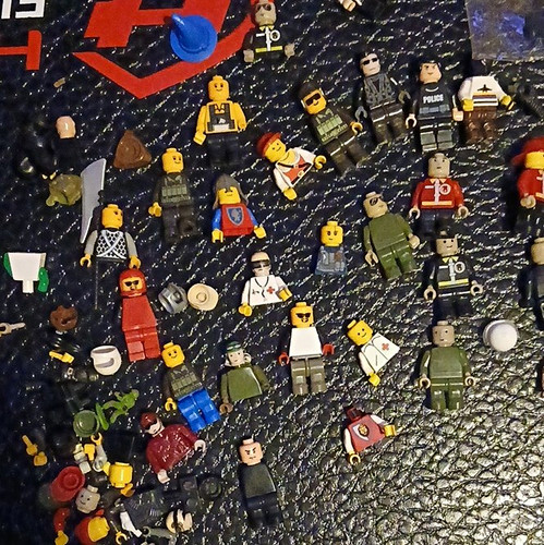 Minifigures mixed job - minifigures,