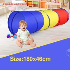 Children Crawl Tunnel Tube Pop Up Baby Play Tent Toy Indoors or Garden Game