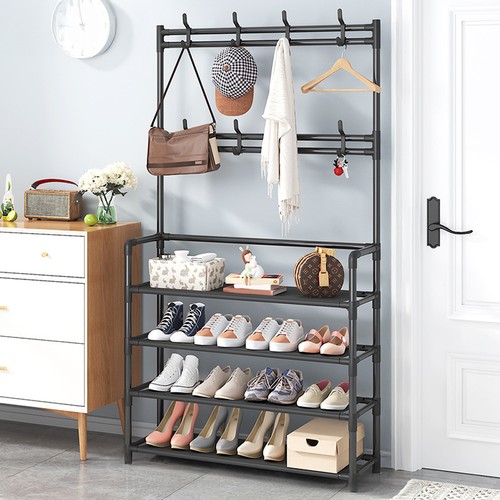 Coat rack stand and - coat, shoe