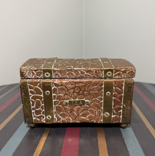 Vintage copper brass tea - brass,
