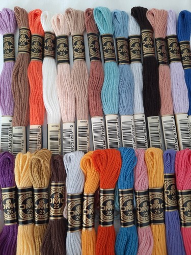 Pack dmc threads colours - of,