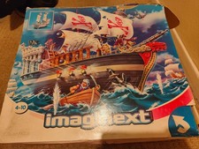 Vintage Fisher Price Imaginext Pirate Ship & Figures Playset boxed