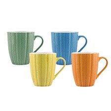 Coffee Mug Set of 4 Ceramic