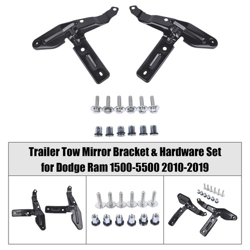 Trailer tow mirror bracket - trailer, &