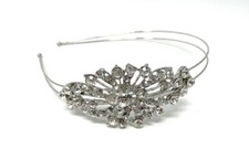 Bridal Diamante Crystal Silver