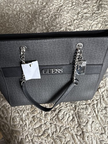 Guess black logo print - guess,