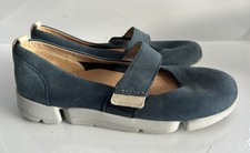 Clark’s Blue Leather Nubuck