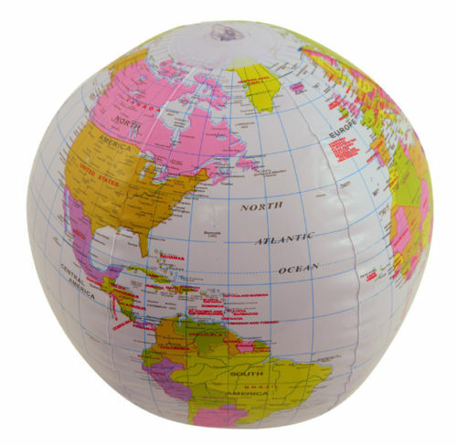 Inflatable globe 40cm - globe,