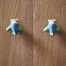 CHILDREN'S CERAMIC AEROPLANE DOOR KNOBS (PACK OF 2)