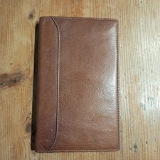 Filofax Lockwood Personal Slim Deluxe Leather Organiser Brown Uni Work Slots