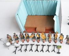 Soldier Soldier - 11 piece Womans Army Band Diorama with Instruments & Stands