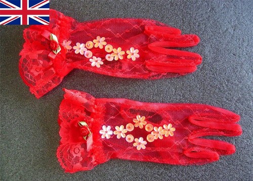 Vintage style red lace - vintage,