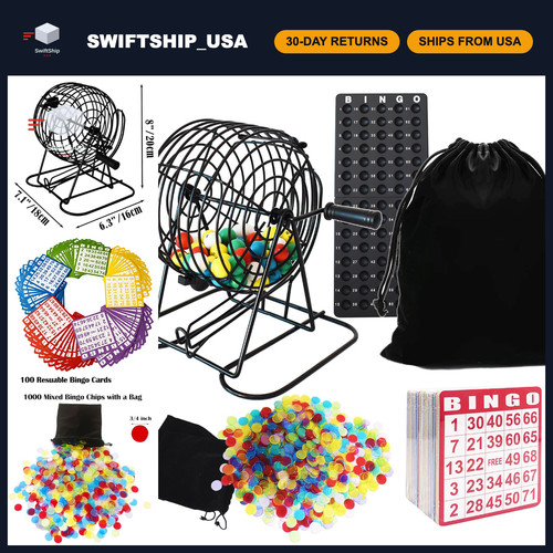 Deluxe bingo game - set, 8"