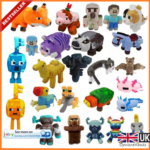 Minecraft plushie stuffed - minecraft,