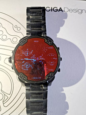 Diesel Men's Stainless Steel Black Big Daddy Watch