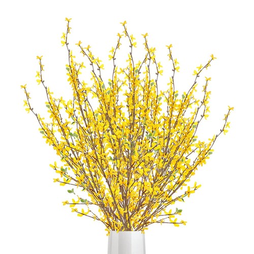 6pcs artificial forsythia - 6pcs,